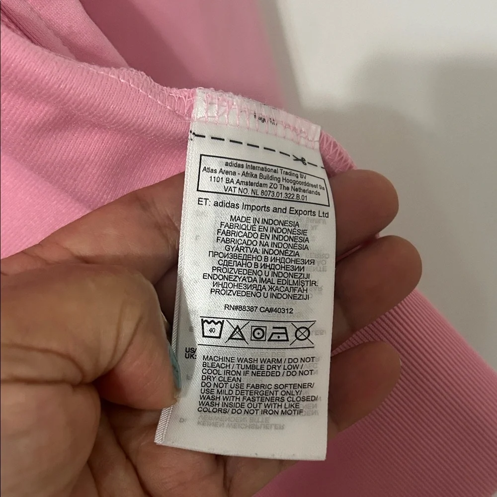 Adidas Women Pink Zip-Up Jacket - Picture 5 of 8